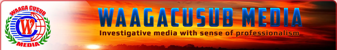 Waagacusub is Investigative media with sense of professionalism